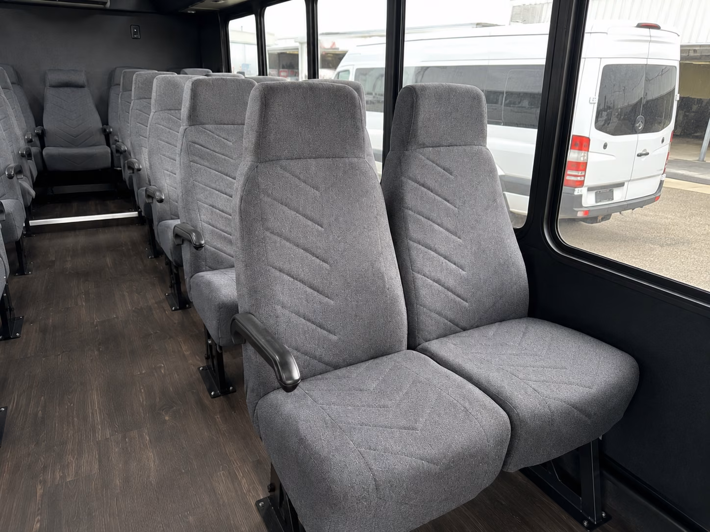 hartford 18 passenger minibus inside