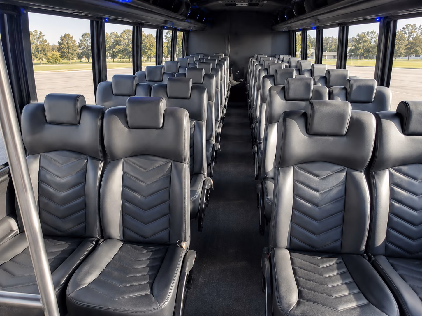 hartford 18 passenger minibus interior