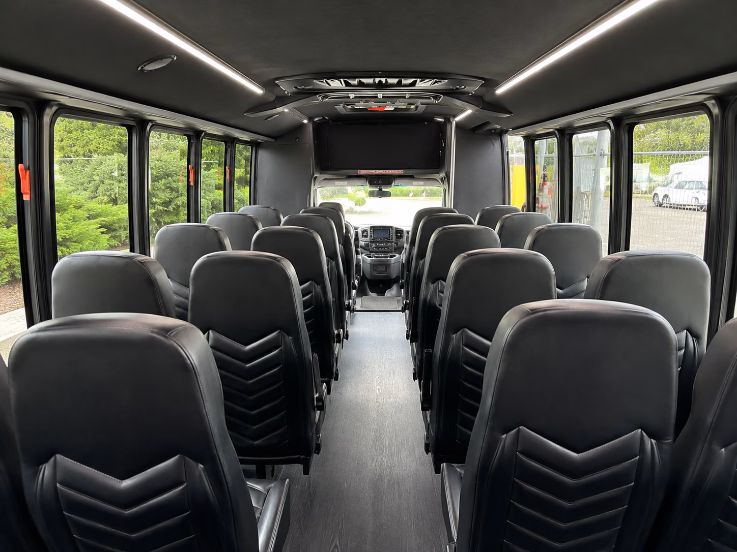 hartford 20 passenger minibus inside