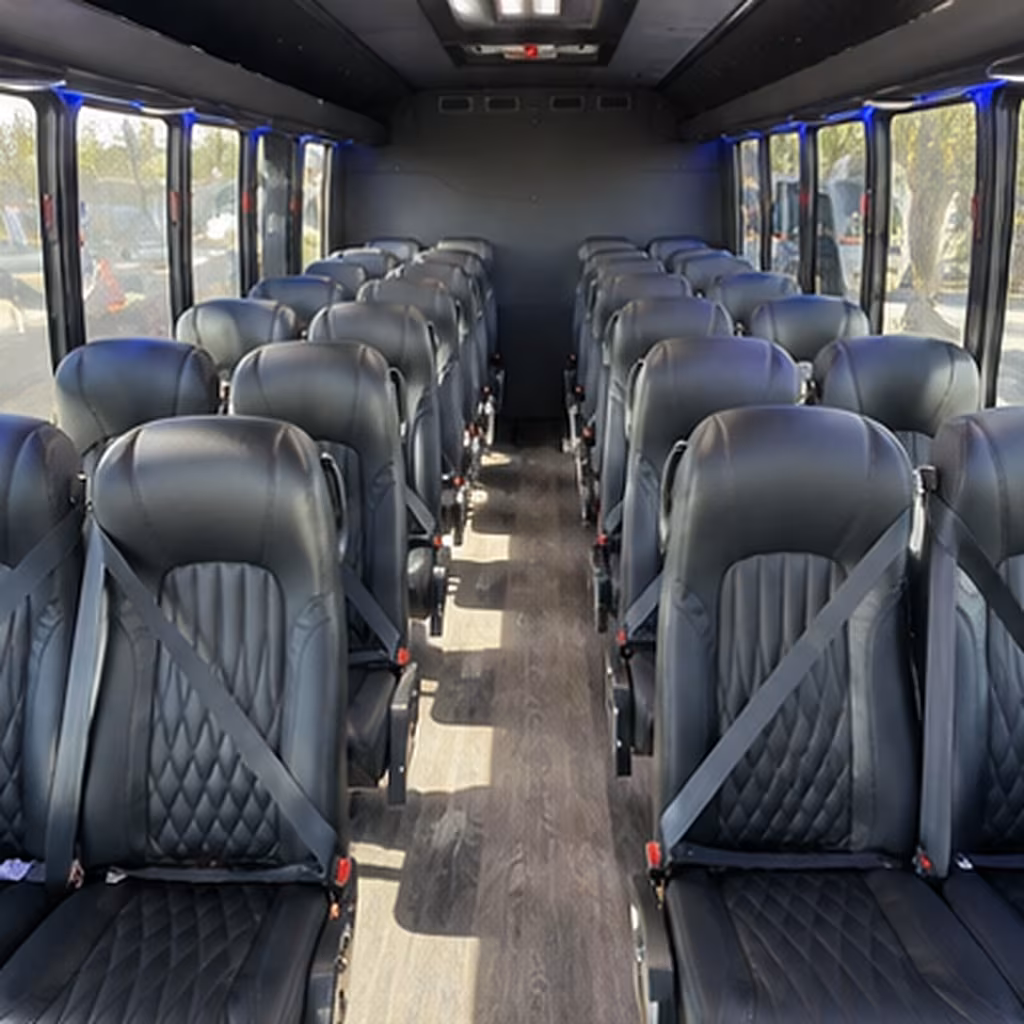 hartford 25 passenger minibus inside
