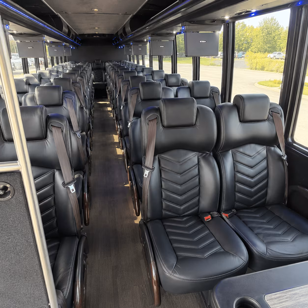 hartford 28 passenger minibus inside