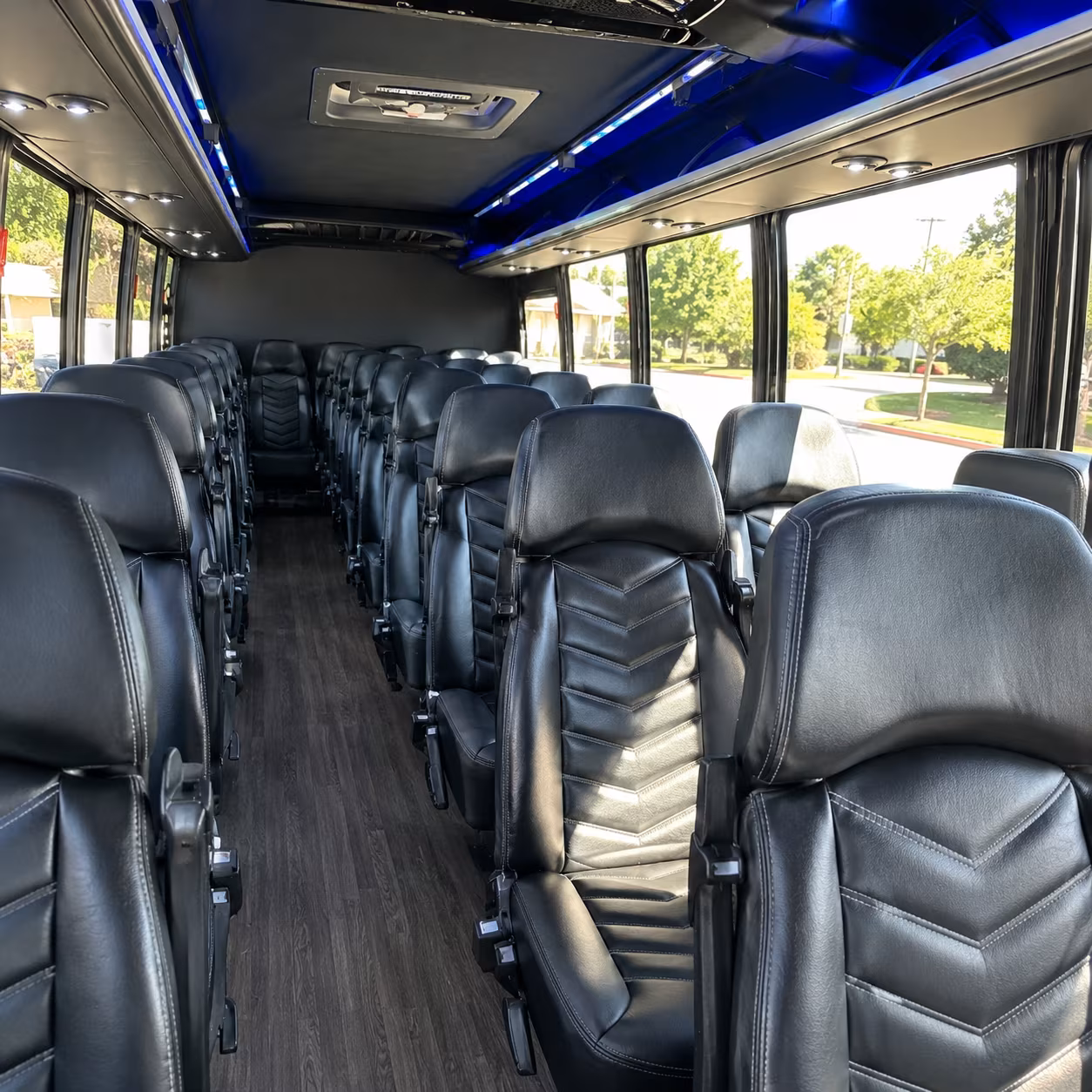 hartford 35 passenger minibus inside