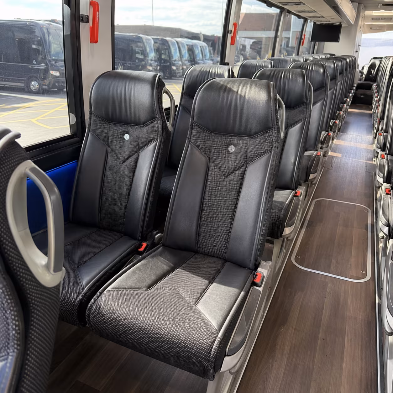 hartford 40 passenger charter bus interior