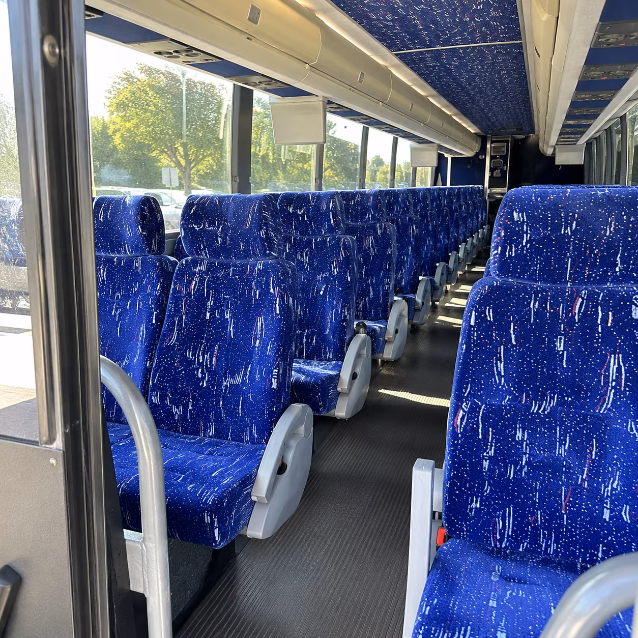 hartford 50 passenger charter bus inside