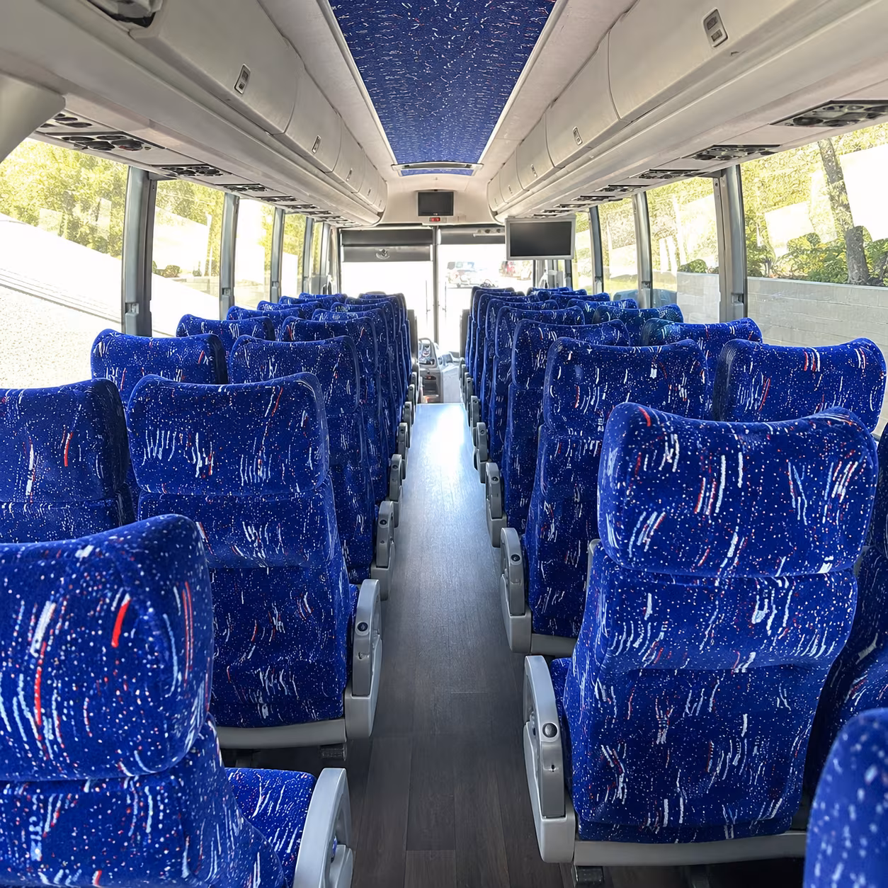 hartford 50 passenger charter bus interior