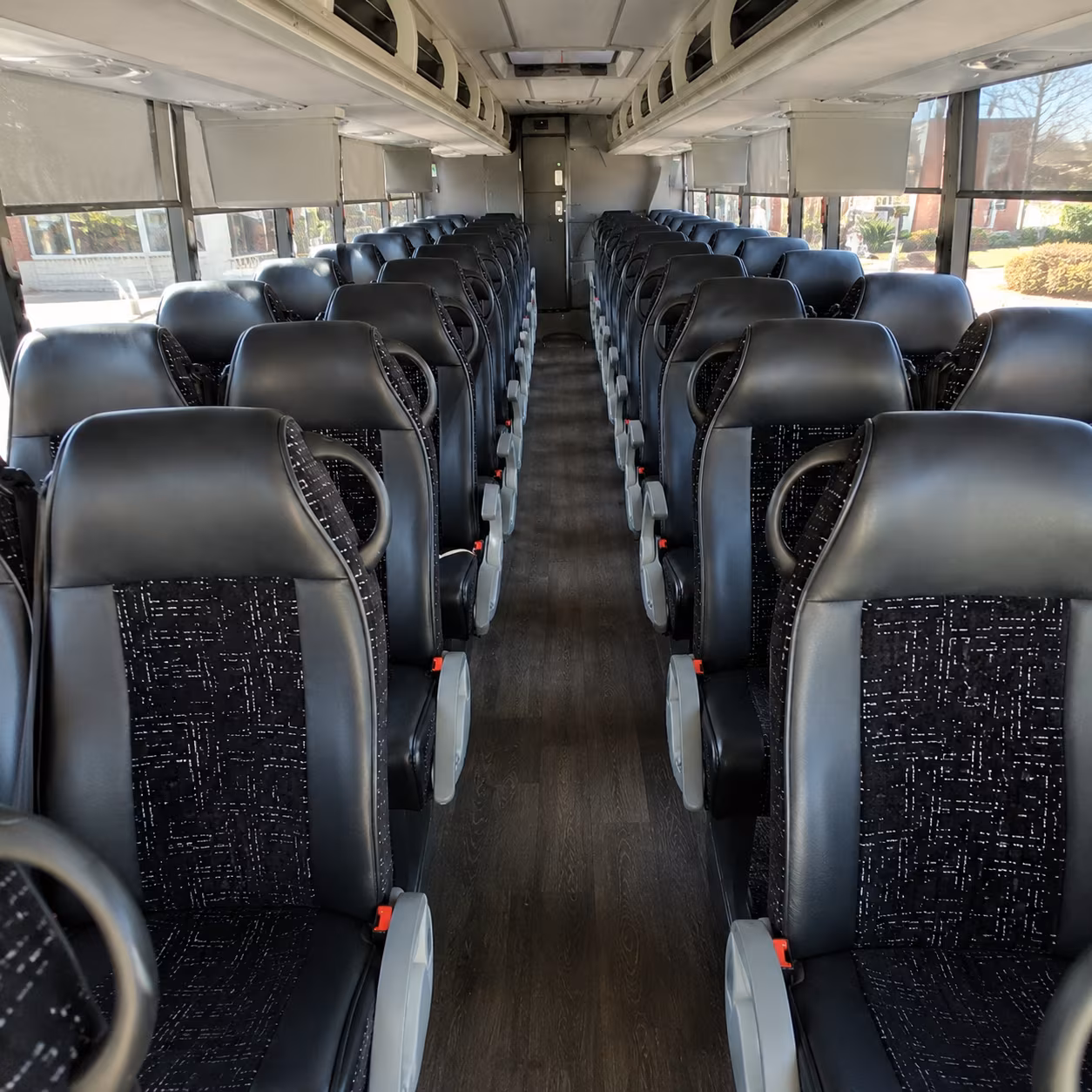 hartford 54 passenger charter bus inside