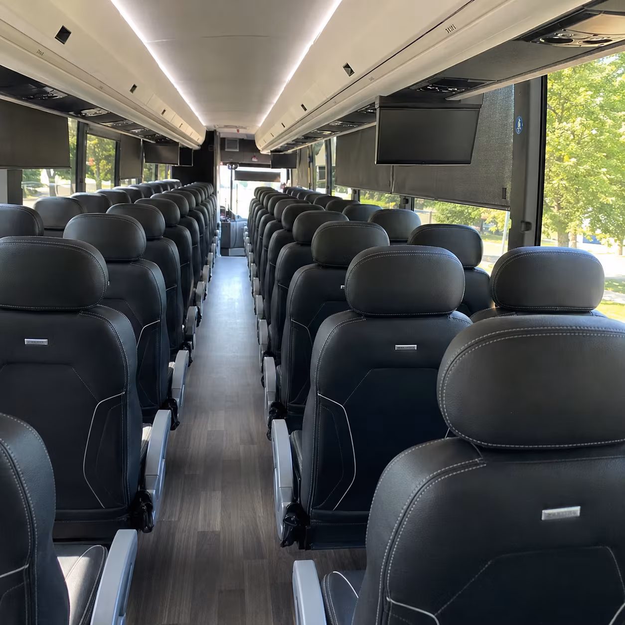 hartford charter bus inside