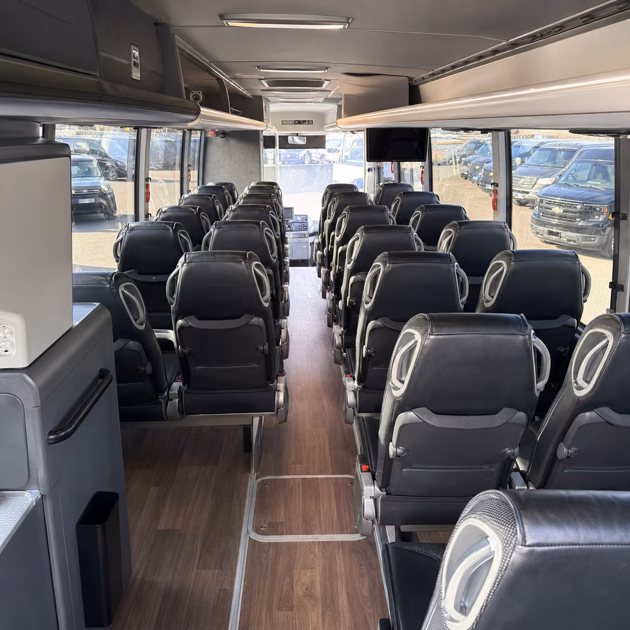 hartford charter bus interior