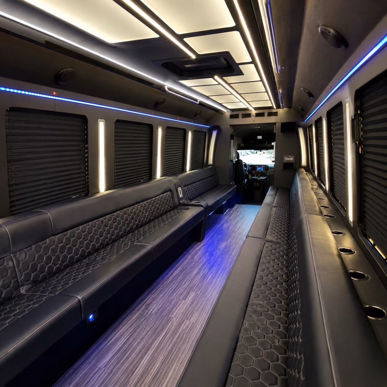 hartford party bus inside