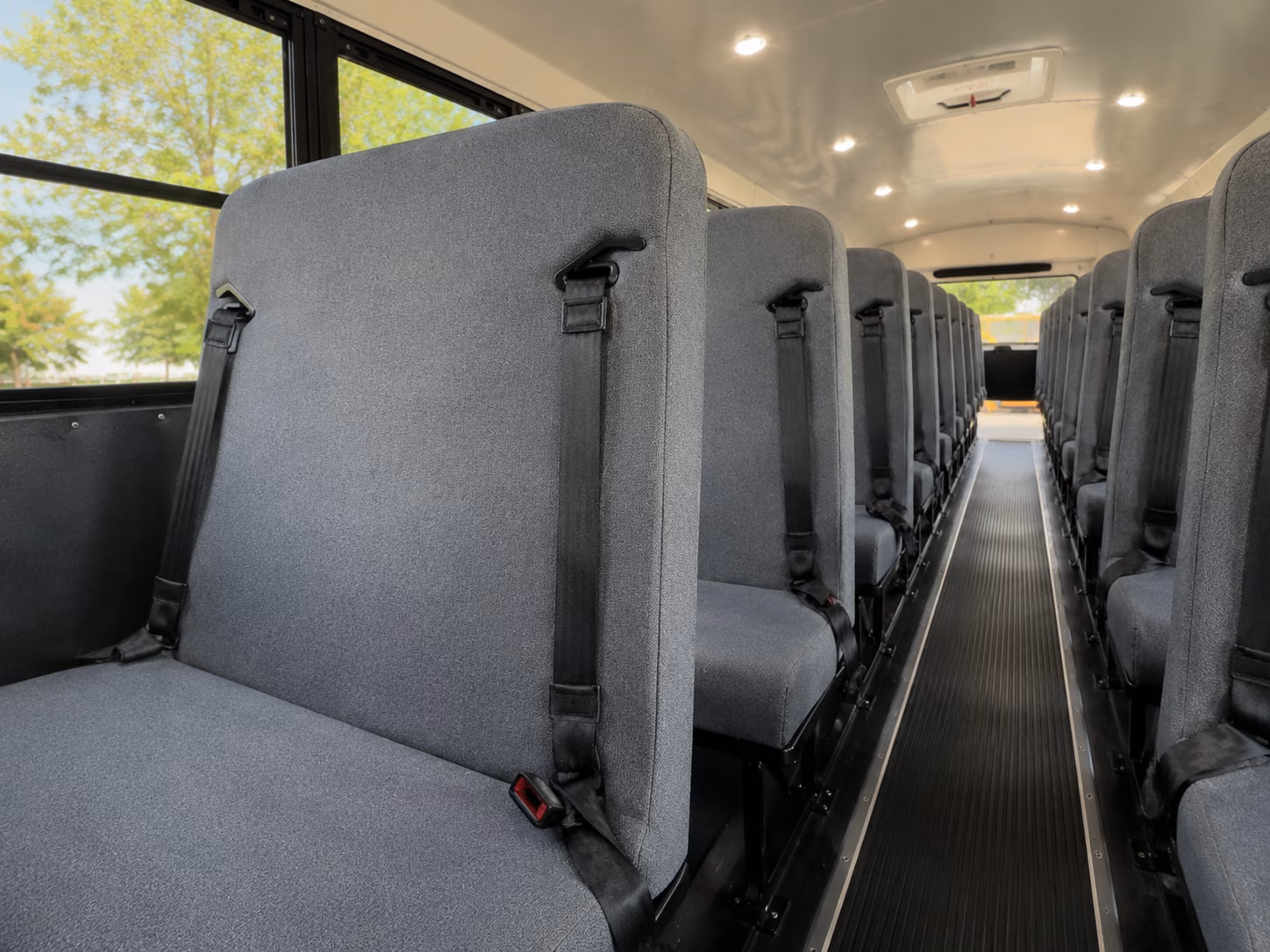hartford school bus inside