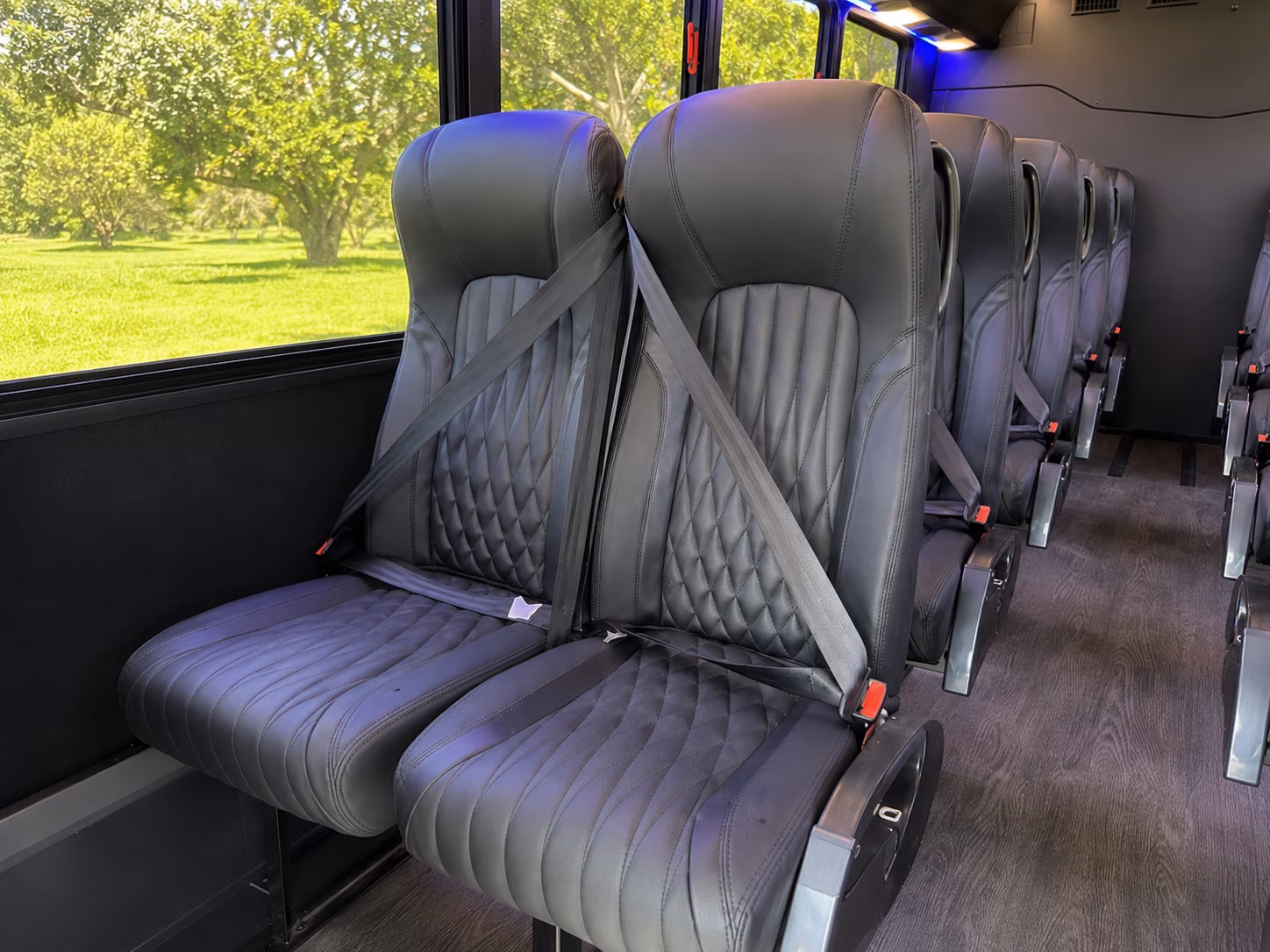 hartford sporting event transportation onboard seating