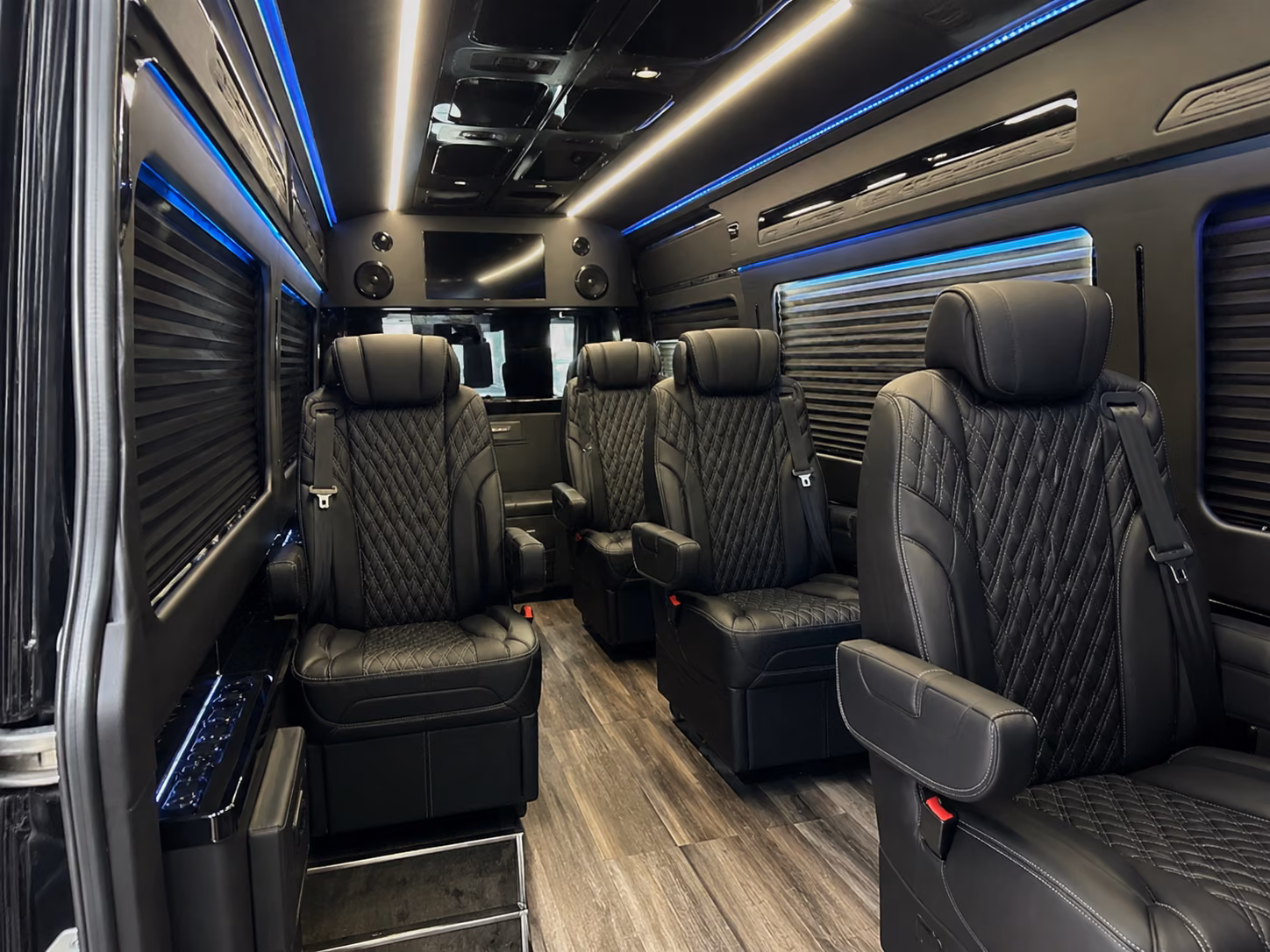 hartford sprinter van with driver inside